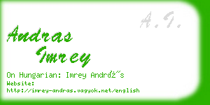 andras imrey business card